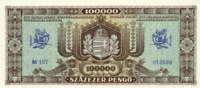 100.000 Pengö 1945